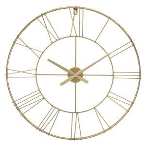 Okrągły zegar ścienny z metalu 3D, Ø 70 cm 87714 Okrągły zegar ścienny z metalu 3D, Ø 70 cm 87714