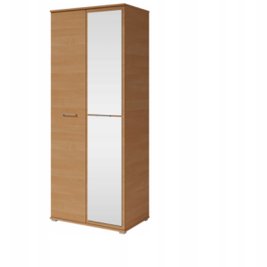 Olcha Szafa do przedpokoju 80cm Dwudrzwiowa z lustrem i półkami 812489 Olcha Szafa do przedpokoju 80cm Dwudrzwiowa z lustrem i półkami 812489
