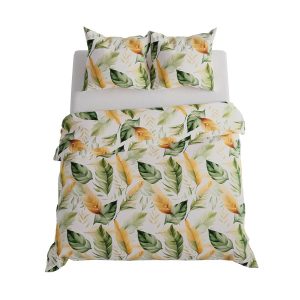OLIVE Komplet pościeli z bawełny satynowej 220×200 774278 OLIVE Komplet pościeli z bawełny satynowej 220×200 774278