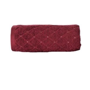 OLIWIER Ręcznik, 70x140cm, kolor ciemno czerwony; burgundowy 773033 OLIWIER Ręcznik, 70x140cm, kolor ciemno czerwony; burgundowy 773033