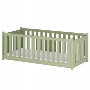 Oliwkowe łóżko z barierkami ochronnymi CONCEPT 80×160 ze stelazem flex 864646 Oliwkowe łóżko z barierkami ochronnymi CONCEPT 80×160 ze stelazem flex 864646