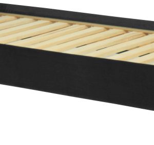 ONE – ciemne szare łóżko jednoosobowe tapicerowane 90×200 78285 ONE – ciemne szare łóżko jednoosobowe tapicerowane 90×200 78285