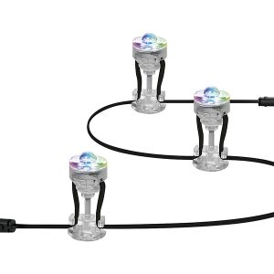 Oprawa gruntowa Smart Wifi LED kpl 3 szt. srebrna 232822 Oprawa gruntowa Smart Wifi LED kpl 3 szt. srebrna 232822