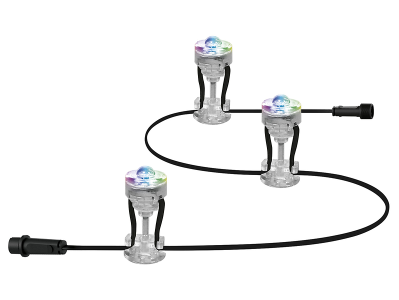 Oprawa gruntowa Smart Wifi LED kpl 3 szt. srebrna 232822