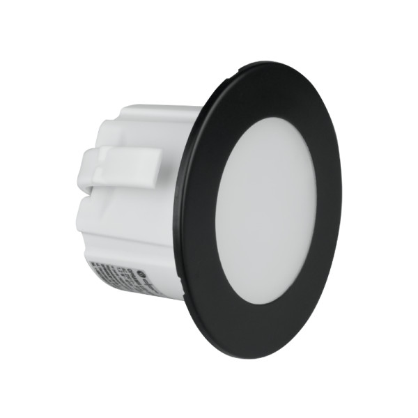 Oprawa lampa schodowa czarno-biały LED 1.2W biały neutralny 40lm IP20 DPM 1030893