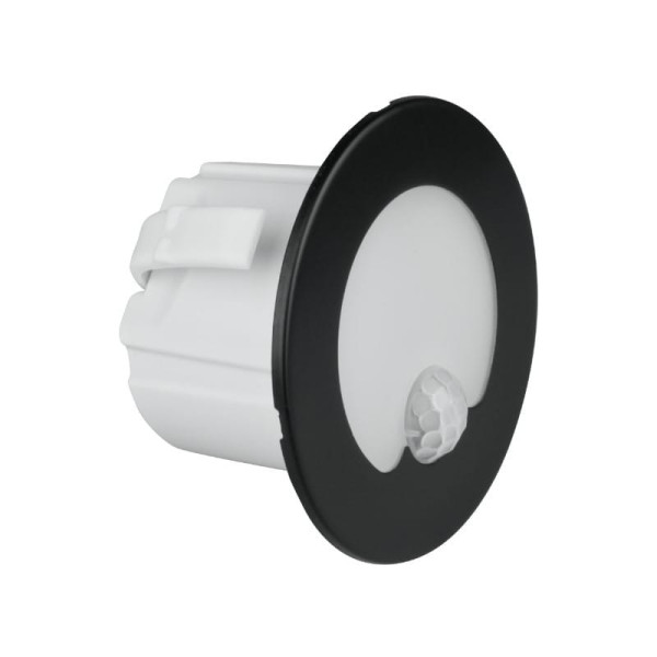 Oprawa lampa schodowa czarno-biały LED 1.2W biały neutralny 40lm IP20 DPM 1030879