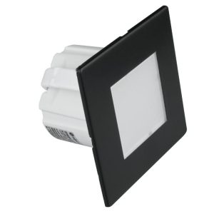Oprawa lampa schodowa czarny mat LED 1.2W biały neutralny 40lm IP20 DPM 1030802 Oprawa lampa schodowa czarny mat LED 1.2W biały neutralny 40lm IP20 DPM 1030802
