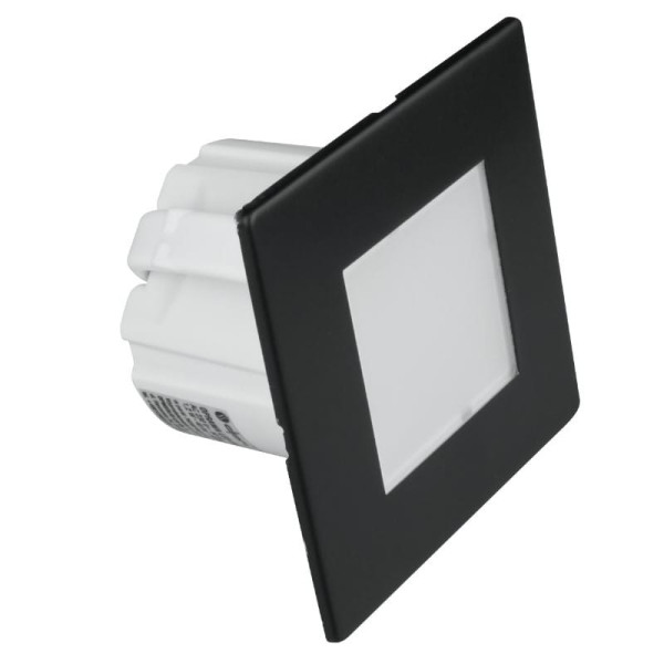 Oprawa lampa schodowa czarny mat LED 1.2W biały neutralny 40lm IP20 DPM 1030802
