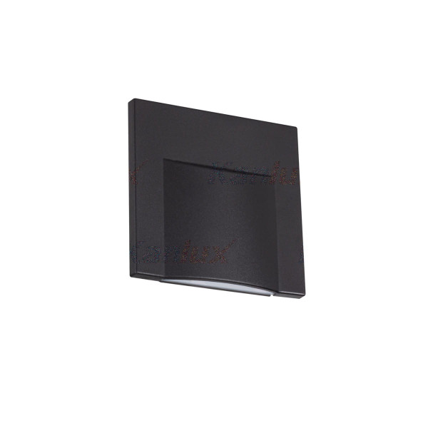 Oprawa lampa schodowa ERINUS czarny LED 0.8W biały ciepły 15lm IP20 Kanlux 1030789