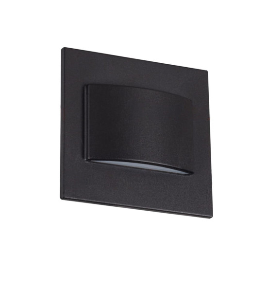 Oprawa lampa schodowa ERINUS czarny LED 1.5W 4000K 30lm IP20 Kanlux 1030821