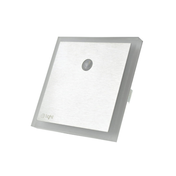 Oprawa lampa schodowa EVO biało-srebrny LED 0.6W 4000K 14lm IP20 Eko-Light 1030741