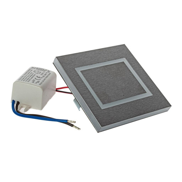 Oprawa lampa schodowa EVRA biało-srebrna LED 0.6W 4000K 14lm Eko-Light 1030797