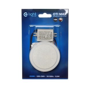Oprawa lampa schodowa OTI biało-srebrny LED 0.6W 6500K 15lm IP20 Eko-Light 1030841 Oprawa lampa schodowa OTI biało-srebrny LED 0.6W 6500K 15lm IP20 Eko-Light 1030841