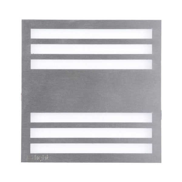 Oprawa lampa schodowa PEPERS biało-srebrna LED 0.6W 4000K 14lm Eko-Light 1030849