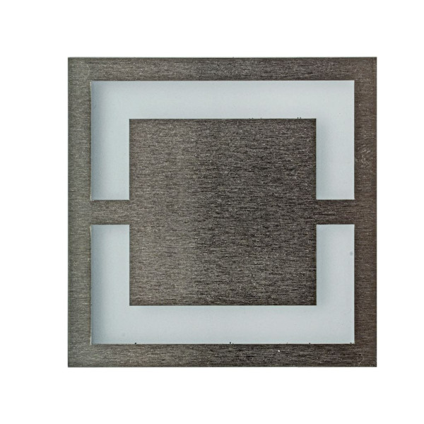 Oprawa lampa schodowa QUADRO biało-srebrna LED 0.6W 3000K 13lm Eko-Light 187003