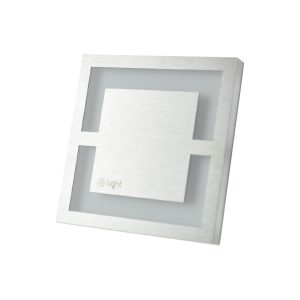 Oprawa lampa schodowa QUADRO biało-srebrna LED 0.6W 4000K 14lm Eko-Light 1030894 Oprawa lampa schodowa QUADRO biało-srebrna LED 0.6W 4000K 14lm Eko-Light 1030894