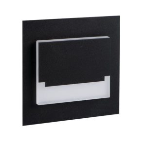 Oprawa lampa schodowa SABIK czarny LED 0.8W biały ciepły 13lm IP20 Kanlux 1030805