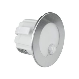Oprawa lampa schodowa srebrno-biały LED 1.2W 4000K 30lm IP20 DPM 1030738
