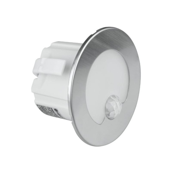 Oprawa lampa schodowa srebrno-biały LED 1.2W 4000K 30lm IP20 DPM 1030738