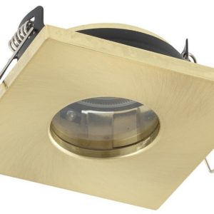 Oprawa podtynkowa BAHIA złota 1xGU10 IP44 nowoczesna aluminiowo-szklana 1046374 Oprawa podtynkowa BAHIA złota 1xGU10 IP44 nowoczesna aluminiowo-szklana 1046374