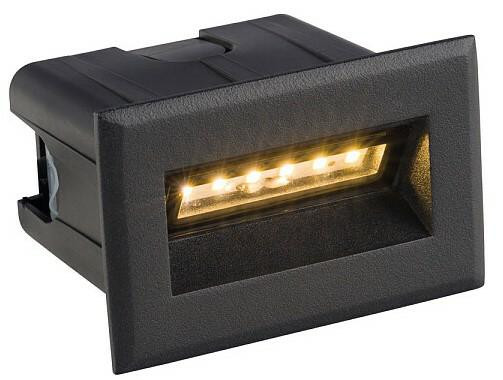 Oprawa podtynkowa zewnętrzna BAY czarna aluminium LED 8,5 cm 1068241