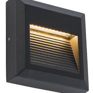 Oprawa podtynkowa zewnętrzna SIDEWALK czarna aluminium LED 10 cm 1068239
