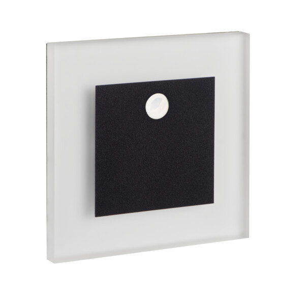 Oprawa schodowa APUS czarno-biały LED 0.8W biały ciepły 13lm IP20 Kanlux 1030842