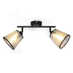Oprawa ścienno-sufitowa LL HELLOR EL-2I E14 66546 LightLogic tkanina 964572