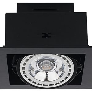 Oprawa stropowa Downlight stalowa czarna 25692 Oprawa stropowa Downlight stalowa czarna 25692