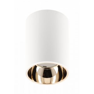 Oprawa sufitowa ARIES PC biały/złoty 20W IP20 73x105mm okrągła OS-ARIOK-13 738193