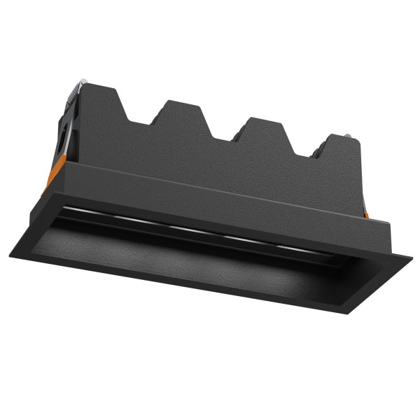 Oprawa wpuszczana A-GLARE czarna LED 10W 3000K 800lm IP20 Brosline 916013