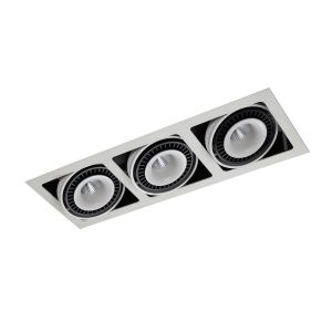 Oprawa wpuszczana ALESSO biało-czarna LED 54W 3000K 4100lm IP20 Italux 917834 Oprawa wpuszczana ALESSO biało-czarna LED 54W 3000K 4100lm IP20 Italux 917834