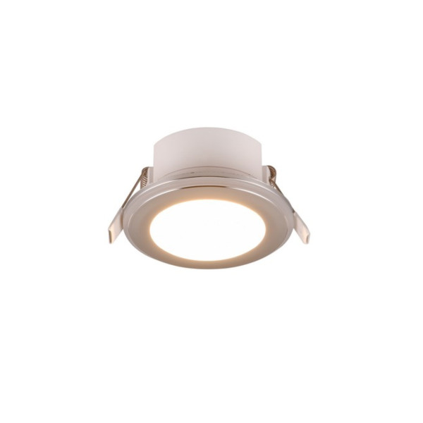 Oprawa wpuszczana ARGUS odcienie srebra LED 5W 3000K 350lm IP20 Trio 916737