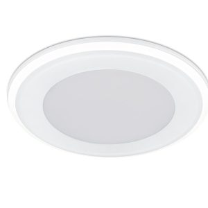 Oprawa wpuszczana AURA okrągła biała LED 10W Ciepła biel 1040lm IP20 Trio 1050609 Oprawa wpuszczana AURA okrągła biała LED 10W Ciepła biel 1040lm IP20 Trio 1050609