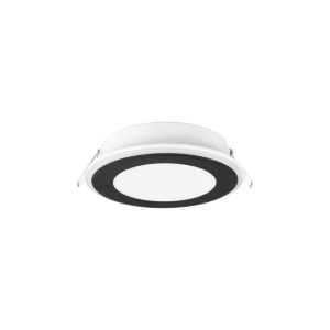 Oprawa wpuszczana AURA okrągła czarno-biała LED 10W 3000K 1040lm IP20 Trio 916760 Oprawa wpuszczana AURA okrągła czarno-biała LED 10W 3000K 1040lm IP20 Trio 916760