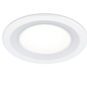 Oprawa wpuszczana CORE okrągła biała LED 10W Ciepła biel 1040lm IP20 Trio 1050978
