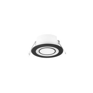Oprawa wpuszczana CORE okrągła czarno-biała LED 5W 3000K 450lm IP20 Trio 916838