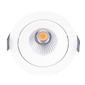 Oprawa wpuszczana CYKLOP ciepła biały LED 12W 3000K 754lm IP65 Maxlight 1050999