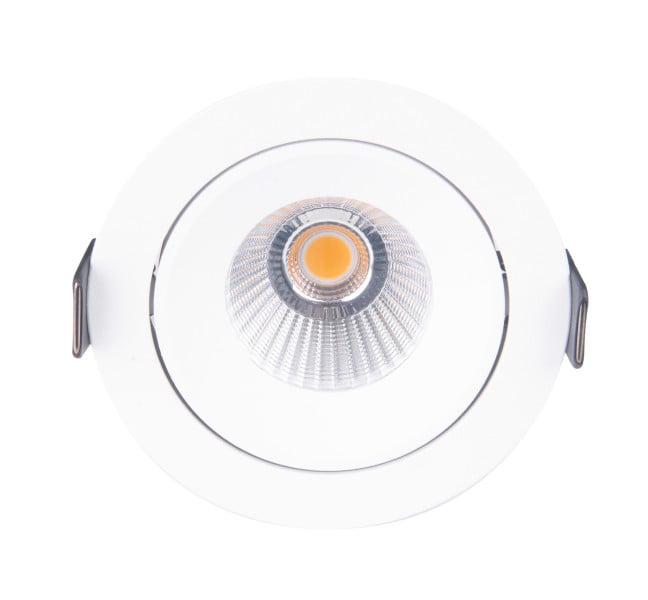 Oprawa wpuszczana CYKLOP ciepła biały LED 12W 3000K 754lm IP65 Maxlight 1050999