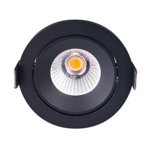 Oprawa wpuszczana CYKLOP neutralna czarny LED 12W 4000K 754lm IP65 Maxlight 1050971