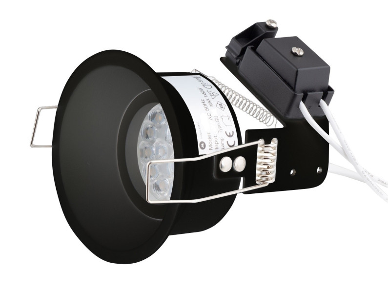 Oprawa wpuszczana DEEP czarny 1xGU10x10W wym:9x8,2x8,2cm IP20 Maxlight 1049523