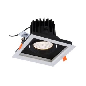 Oprawa wpuszczana DIA biało-czarna LED 30W 3000K 2250lm IP20 Nowodvorski 917957