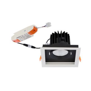Oprawa wpuszczana DIA biało-czarna LED 30W 4000K 2250lm IP20 Nowodvorski 917921