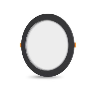 Oprawa wpuszczana DownLight okrągła czarna LED 12W 4000K 1350lm IP20 Videx 917886