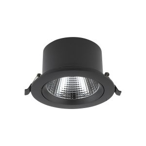 Oprawa wpuszczana EGINA czarna LED 10W 3000K 1100lm Nowodvorski Lighting 1049551