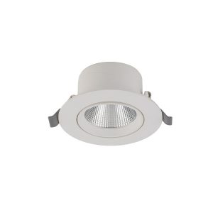 Oprawa wpuszczana EGINA okrągła biała LED 10W 3000K 700lm IP20 Nowodvorski 916035