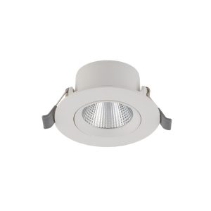 Oprawa wpuszczana EGINA okrągła biała LED 5W 3000K 350lm IP20 Nowodvorski 916351