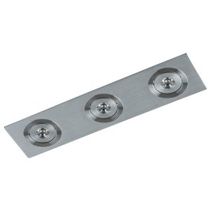 Oprawa wpuszczana FIAMMA prostokątna stal satyna LED 3W lm IP20 Italux 917804 Oprawa wpuszczana FIAMMA prostokątna stal satyna LED 3W lm IP20 Italux 917804