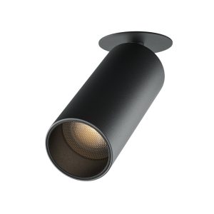 Oprawa wpuszczana Focus Led okrągła czarna LED 12W 3000K 950lm IP20 Maytoni 916414 Oprawa wpuszczana Focus Led okrągła czarna LED 12W 3000K 950lm IP20 Maytoni 916414
