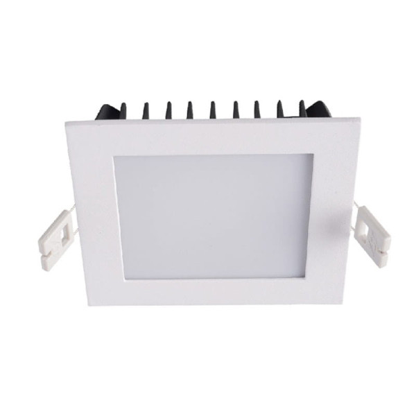 Oprawa wpuszczana GOBBY kwadratowa biała LED 12W 3000K 1200lm IP20 Italux 916868